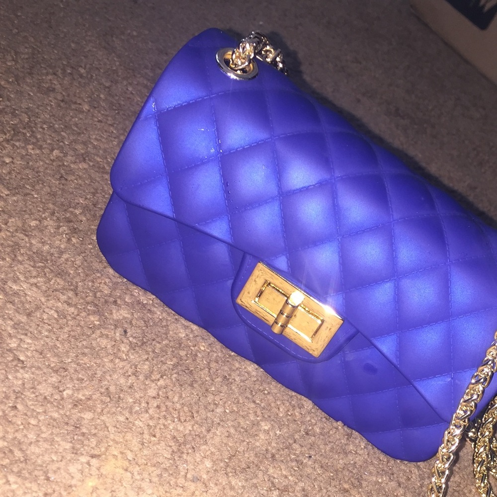 Royal blue clutch